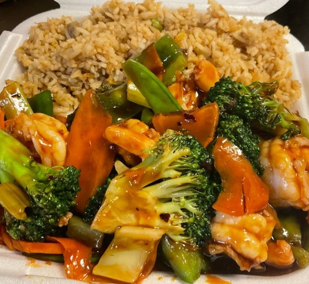 L25. Jumbo Shrimp with Szechuan Garlic Sauce 四川大虾