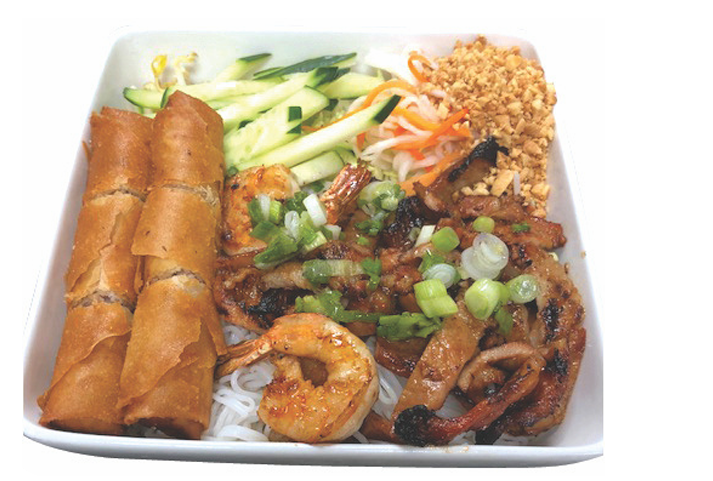VN8. Charbroiled Shrimp, Pork & Egg Roll Vermicelli Noodles