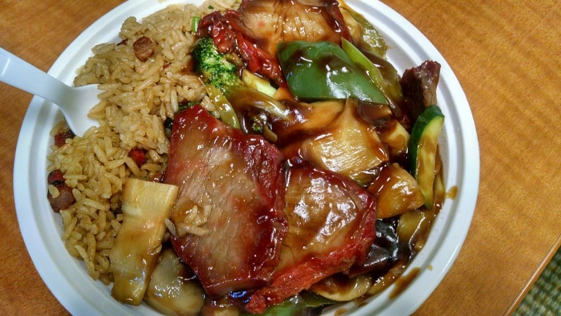 Roast Pork w. Mixed Vegetable 杂菜叉烧