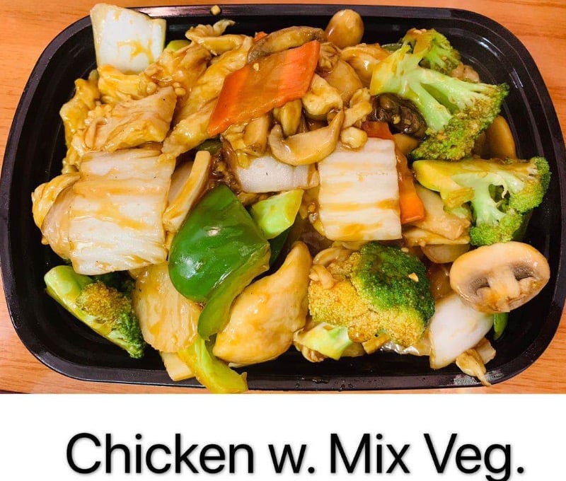 89. 什菜雞 Chicken w. Mixed Veg.