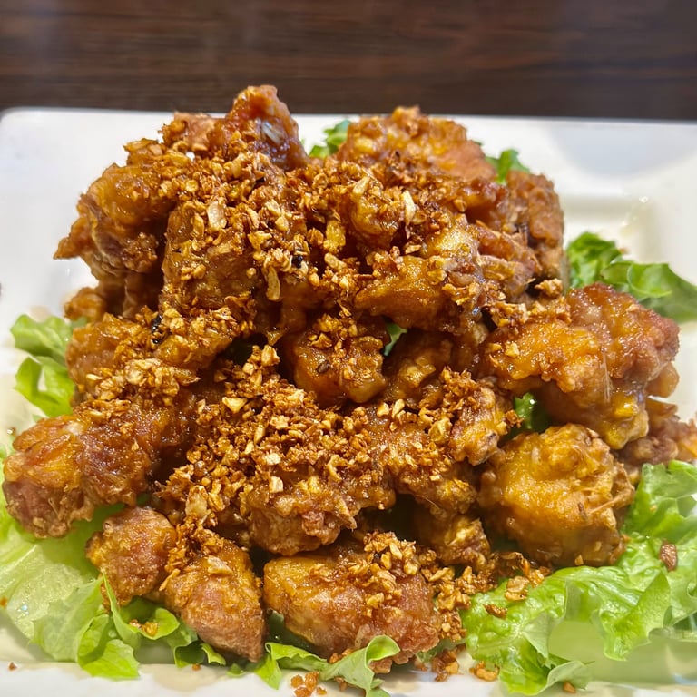 20. Fried Garlic Pork Spare Ribs