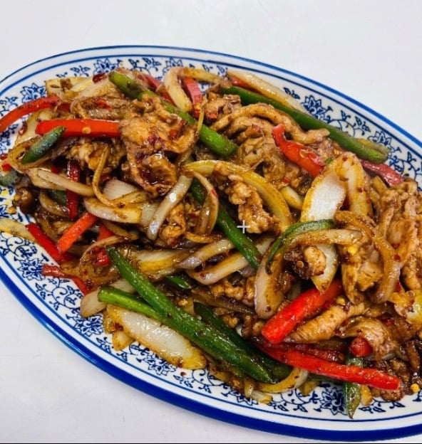 67. Stir-fried Spicy Cumin Beef<br>孜然牛肉