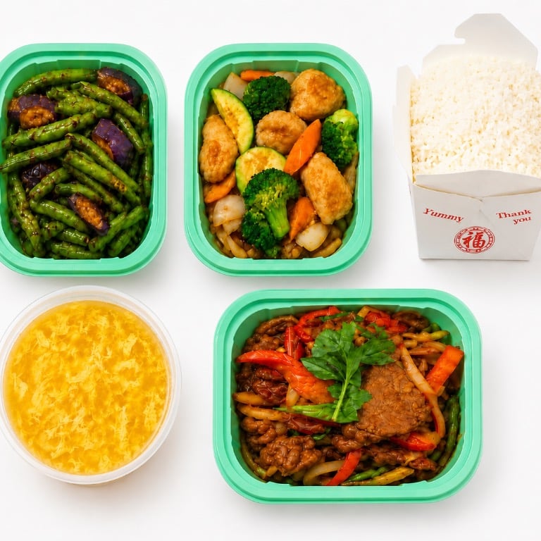 Three Dishes + Soup
