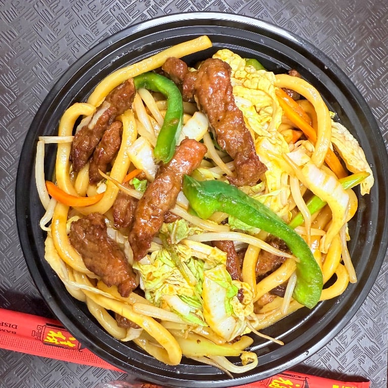 N2. 牛炒乌冬面 Beef Yaki Udon