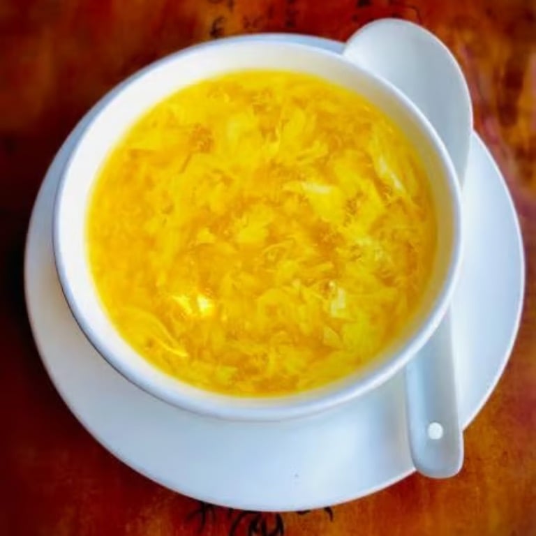 1. Egg Drop Soup (For 1)