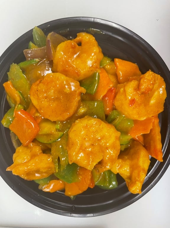 110. Curry Shrimp<br>咖喱虾 Image