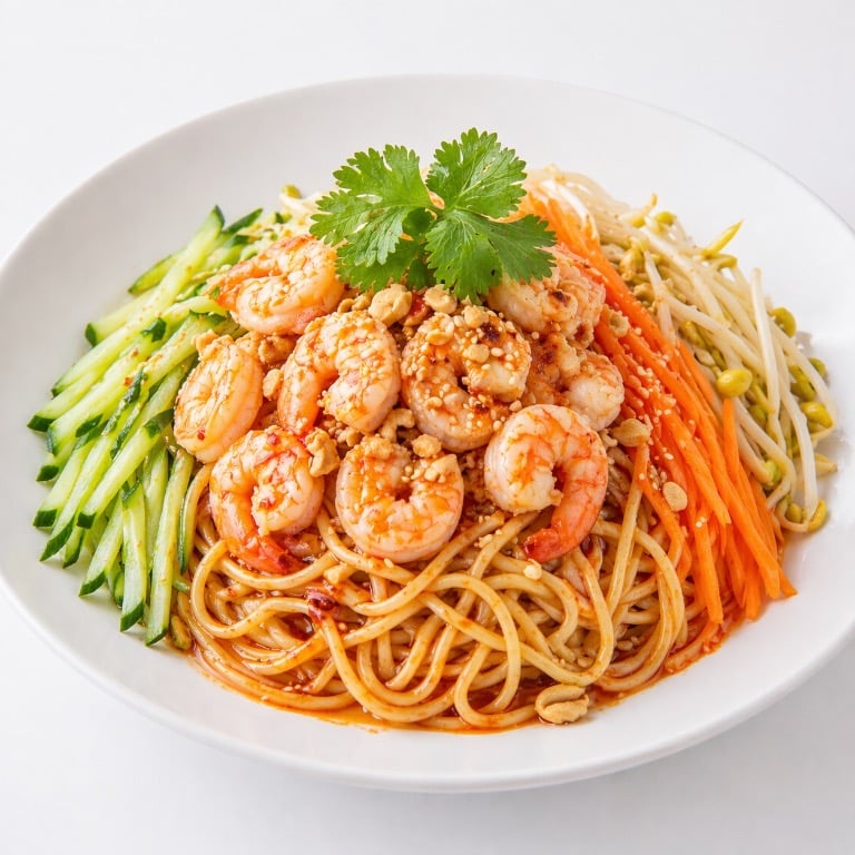 C06. Spicy Shrimp Cold Noodles