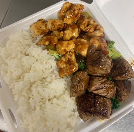 Hibachi Chicken & Beef