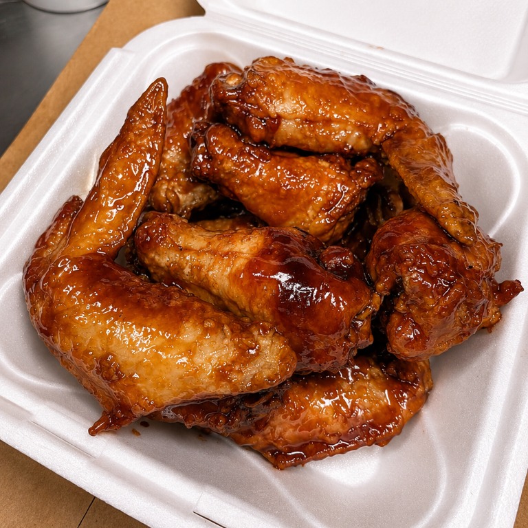 BBQ Flavor Chicken Wings (8)