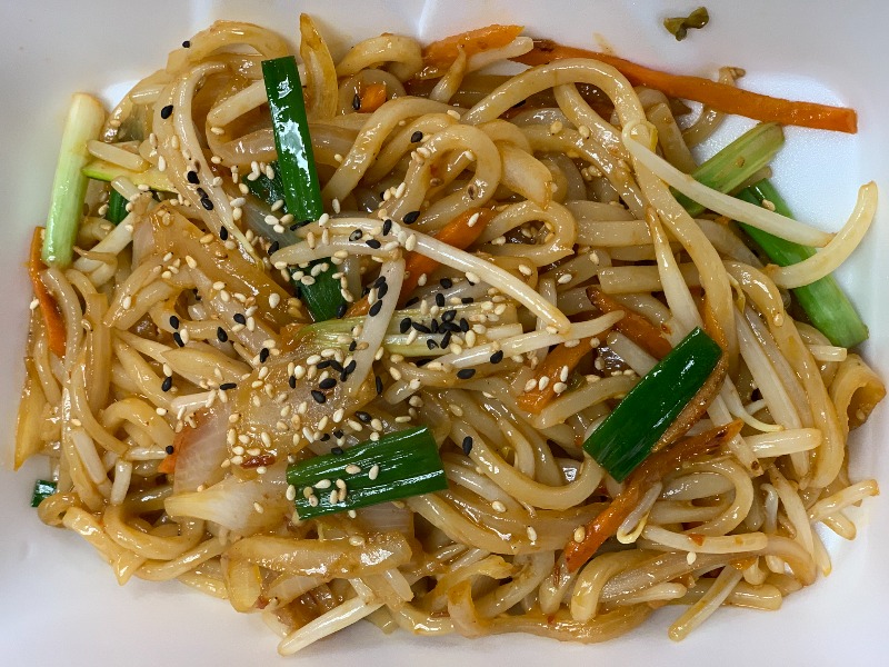 Spicy Stir Fried Udon Noodles