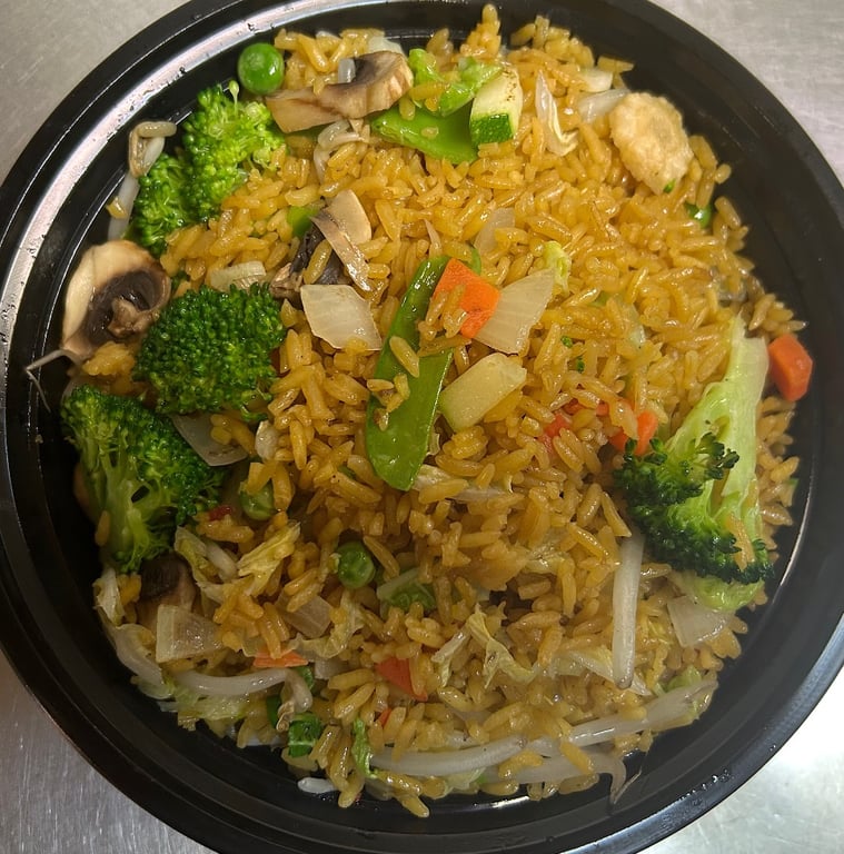 菜炒饭<br>  Vegetable Fried Rice
