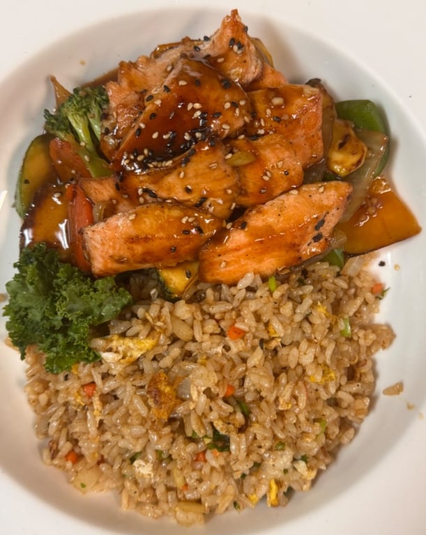 Hibachi Salmon