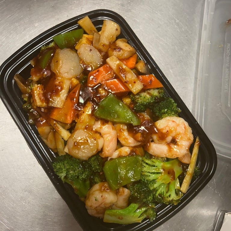 四川虾<br>109. Szechuan Shrimp