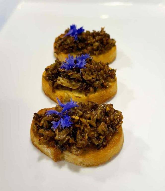 Crostinis champignon et truffe