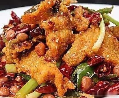 Deep Fried Fish Fillet  干煸鱼片