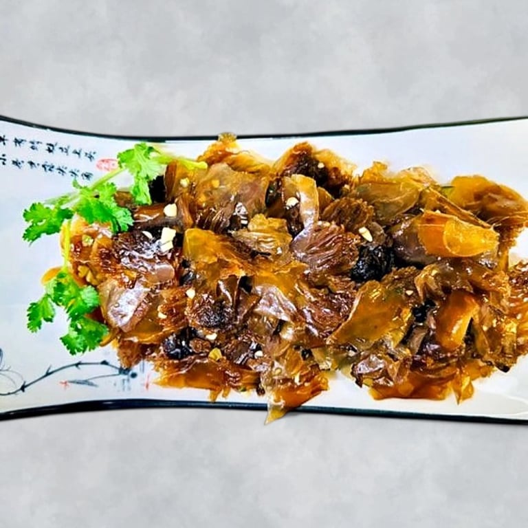 凉拌海蜇头 Jellyfish Head Salad