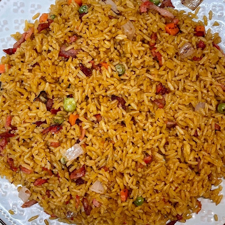 F2. 叉烧炒饭 Pork Fried Rice