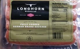 Longhorn German Sasuages 1lb Pack