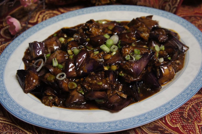 鱼香茄子 Eggplant w/ Garlic Sauce