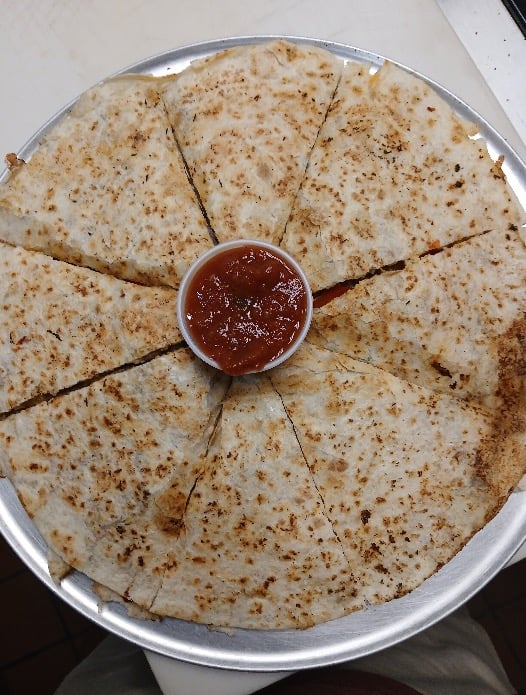 12” 8 Cut Steak Quesadilla