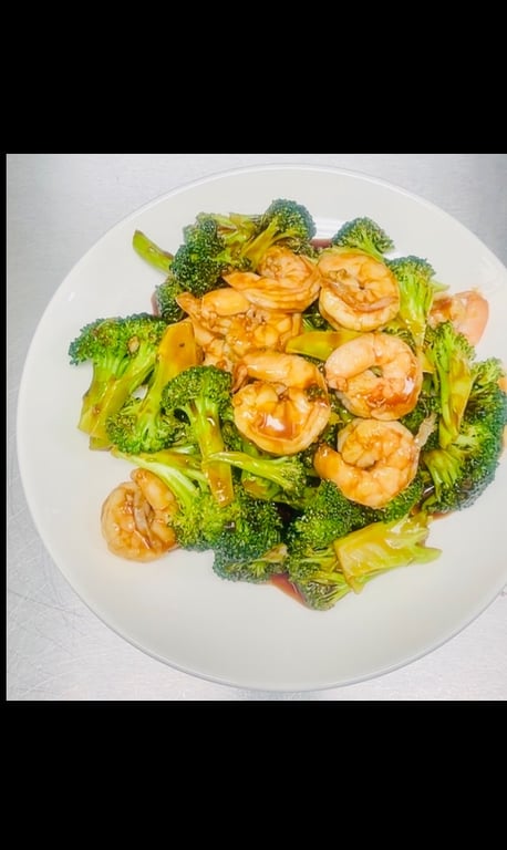 Shrimp with Broccoli 芥兰虾