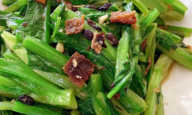 Dace w. Black Bean Sauce A Choy