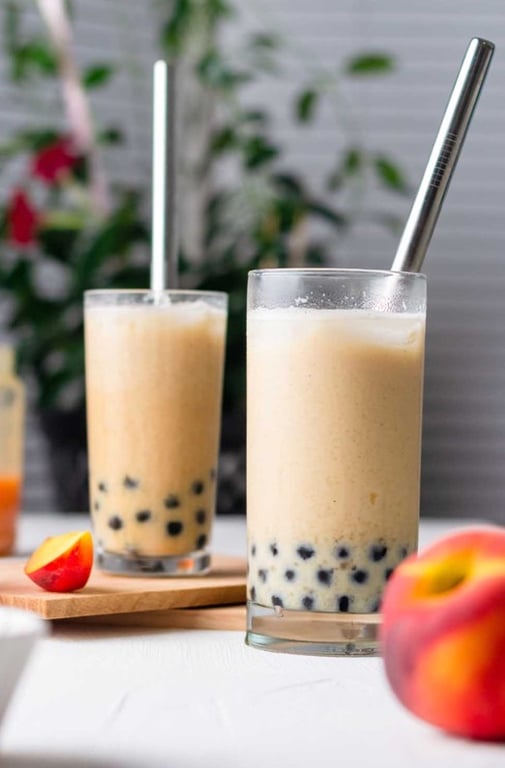 Peach Milk Tea