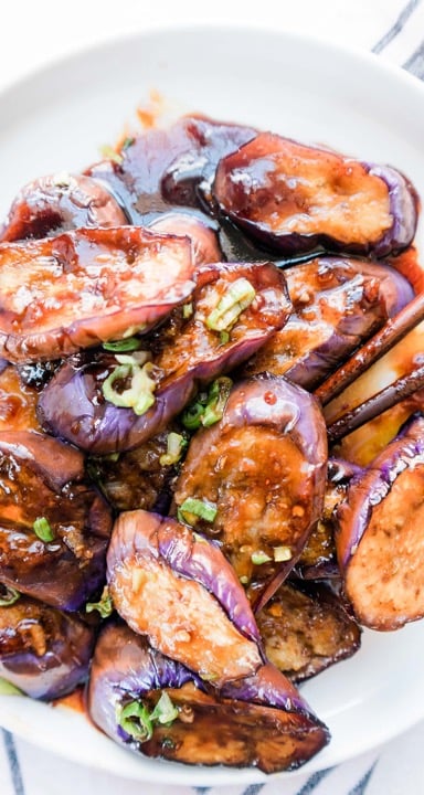 Eggplant with Garlic Sauce   鱼香茄子