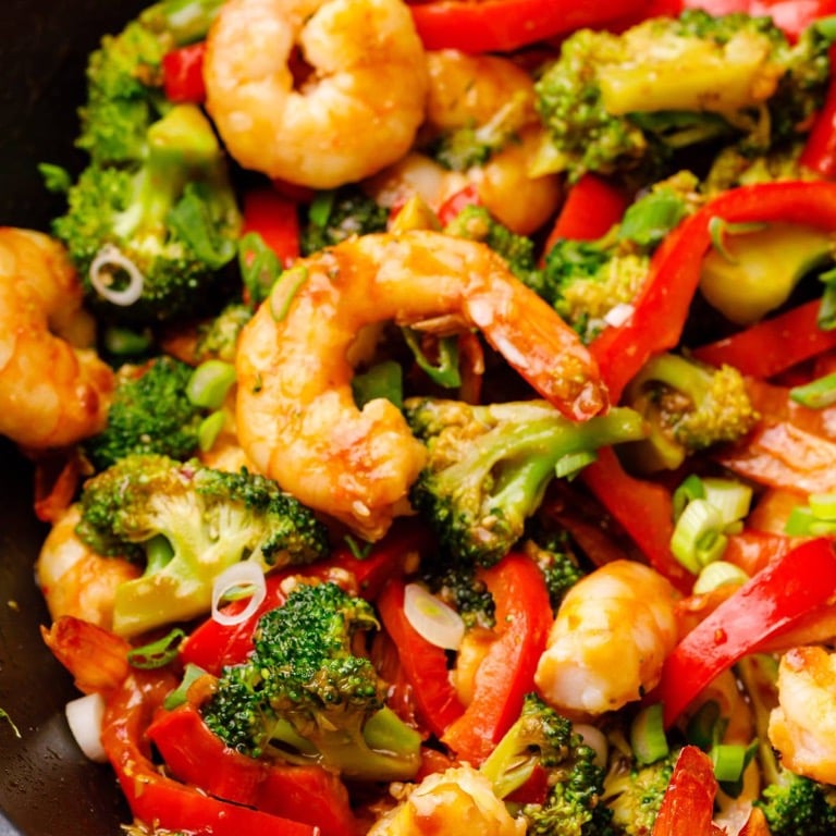S15. Chicken & Shrimp w. Garlic Sauce