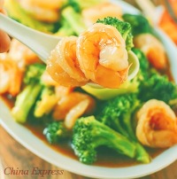 L23 Shrimp w. Broccoli Lunch芥兰虾