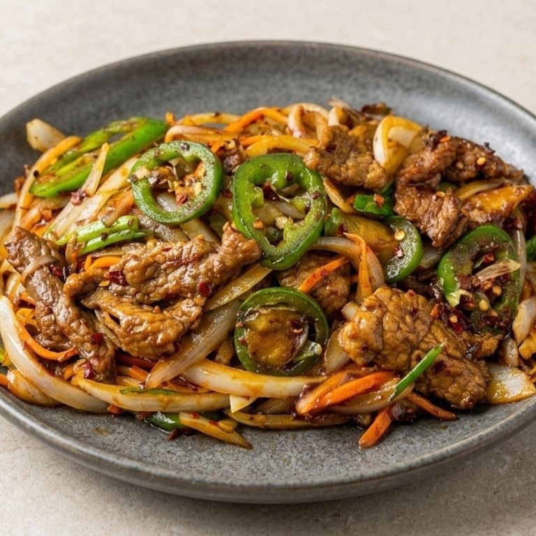 B7.墨西哥椒.牛  Jalapeño Beef