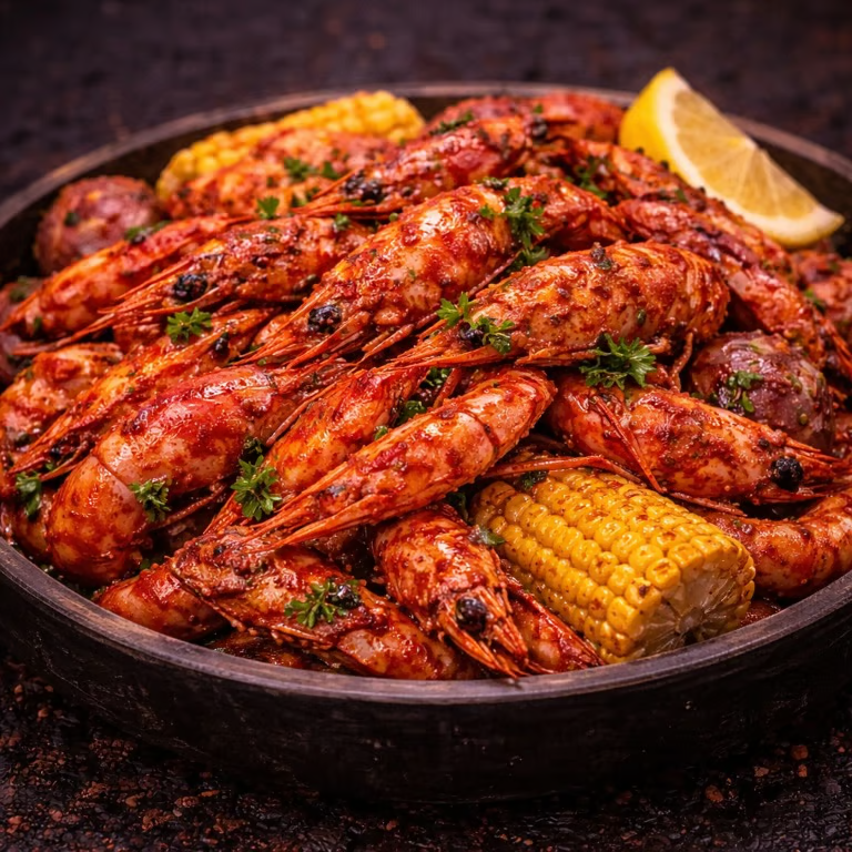 Shrimp Head-on