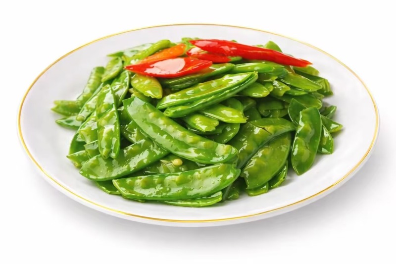 91. Sauteed Snow Peas