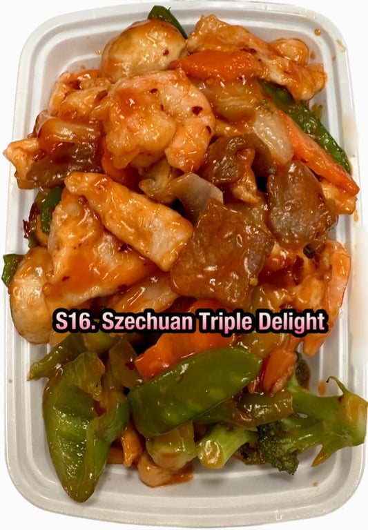 S16. 四川三样 Szechuan Triple  Delight