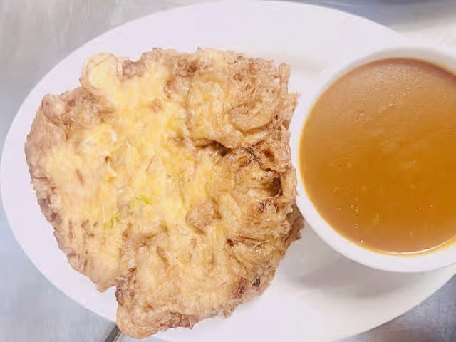 Beef Egg Foo Young 牛蓉蛋
