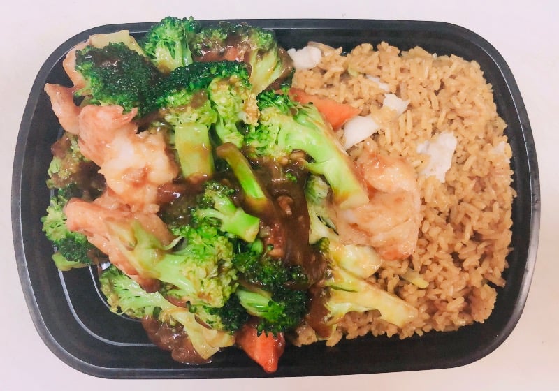 C 6. 芥兰虾 Shrimp w. Broccoli