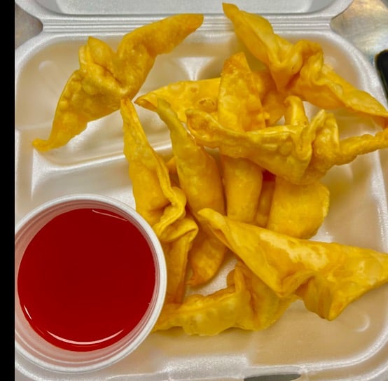4. Crab Rangoon (10) (w. Cheese)