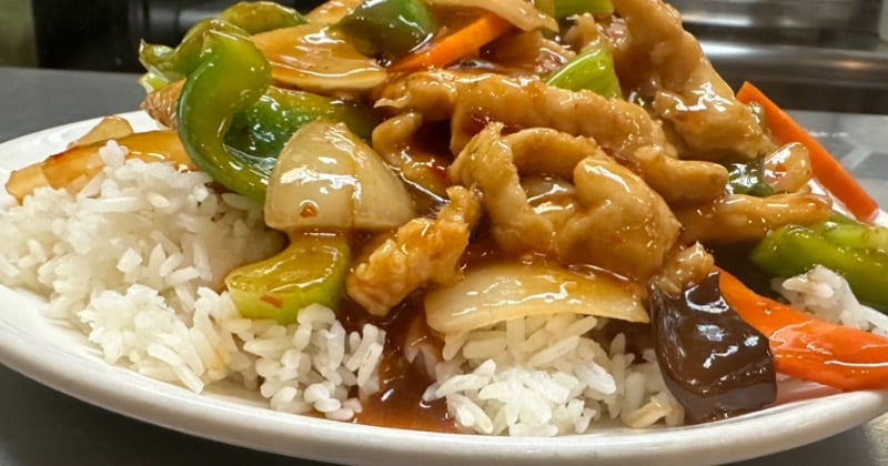 Mongolian Chicken w/ Rice