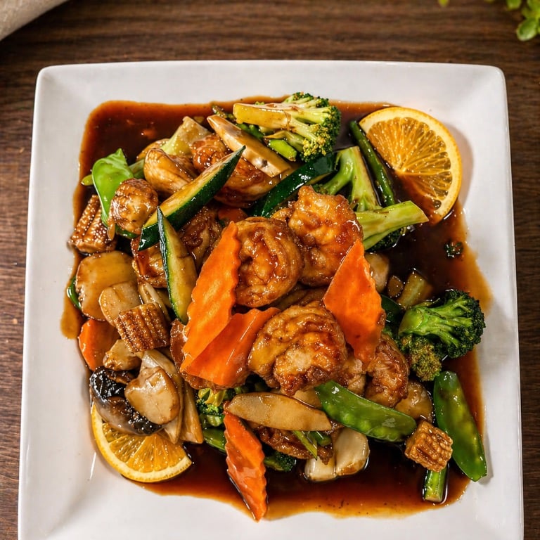 S3. Sauteed Assorted Vegetable Shrimp
