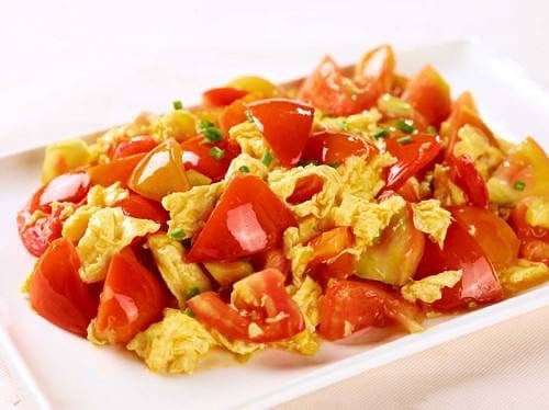 Stir-Fried Tomatoes and Egg  番茄炒鸡蛋 Image