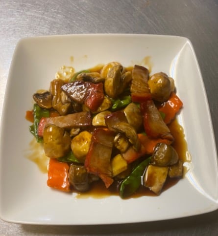 50.  Roast Pork w. Mushroom