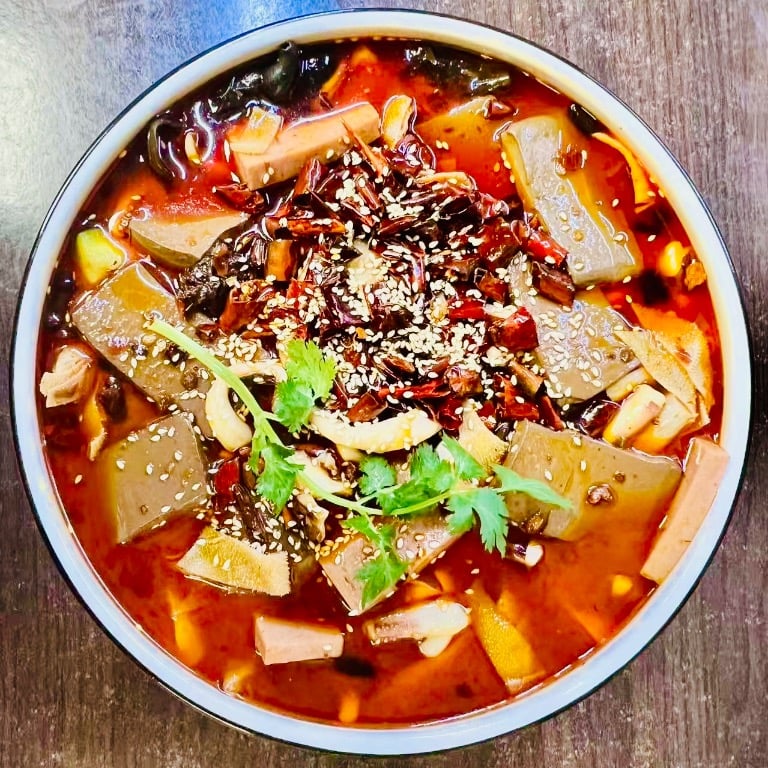 毛血旺 Sichuan Spicy Duck Blood Curd