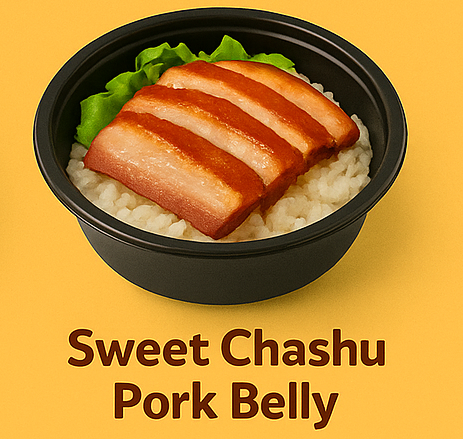 🥓 Sweet Chashu Pork Belly Mini Bowl