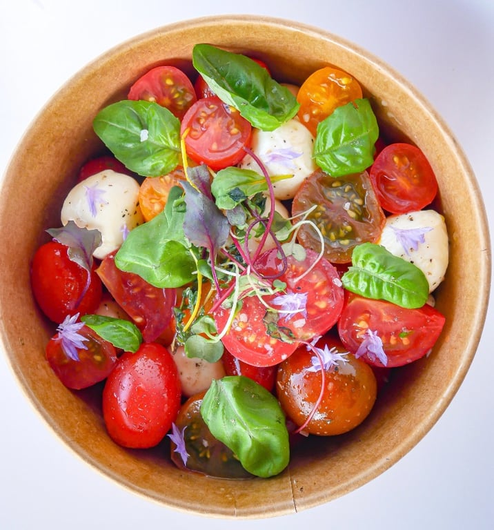 Salade tomates bocconcini
