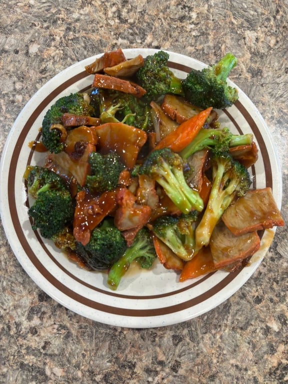 42. 芥兰牛 Beef with Broccoli