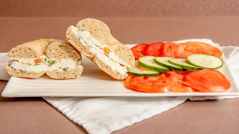Bagel with Flavored Spread