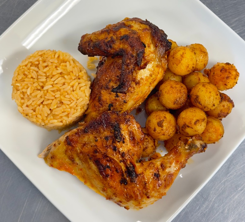 Portuguese Half Chicken Dinner