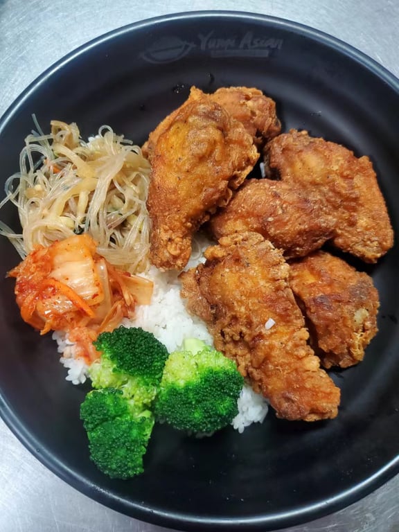 Korean Fried Wings Meal