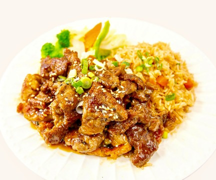 Hibachi Chicken & Beef