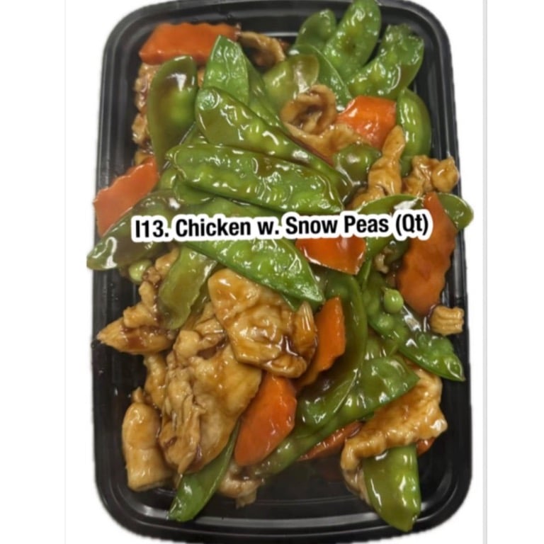 I13. 雪豆鸡 Chicken w. Snow Peas